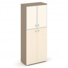 Estetica Шкаф высокий широкий ES.ST-1.7R I Латте/Сатин/Лакобель ivory 800*420*1977