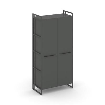 Rift Шкаф 4 ниши широкий RF.SS-41 Антрацит NEW/Металл Антрацит NEW/Черный Ручки 798*396*1648