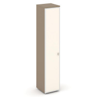 Estetica Шкаф высокий узкий левый ES.SU-1.10R (L) I Латте/Лакобель ivory 400*420*1977