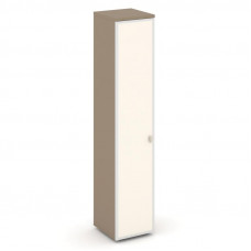 Estetica Шкаф высокий узкий левый ES.SU-1.10R (L) I Латте/Лакобель ivory 400*420*1977