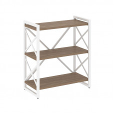 Loft Стеллаж на рег. опорах-3 полки VR.L-MST.O-3.8 Дуб Аризона/Металл Белый 800*400*910