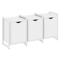 Loft Тумба на регулируемых опорах VR.L-TN-5.O Белый Бриллиант/Металл Белый 1440*460*719