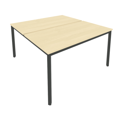 Slim Рабочая станция на металлокаркасе С.СП-5.3 Клен/Металл Антрацит 1380*1475*750