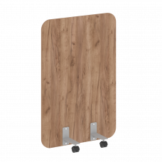 R-line Перегородка на металлических опорах, на роликах DP.R-80-120 Дуб Табак/Металл Серый 800*18*120