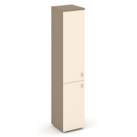 Estetica Шкаф высокий узкий левый ES.SU-1.3 (L) Латте/Сатин 400*420*1977