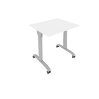 Mobile System Стол складной мобильный СМ-1 Белый/Металл Серый 800*650*757