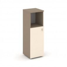 Estetica Шкаф средний узкий левый ES.SU-2.1 (L) Латте/Сатин 400*420*1207
