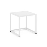 Loft Стол журнальный VR.L-SJK-45 Белый Бриллиант/Металл Белый 450*450*450