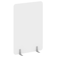 R-line Перегородки на металлических опорах на фетровых подпятниках DP.F-120-180 Белый Бриллиант/Мета