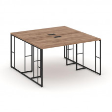 Rift Рабочая станция RF.DRS-011 Дуб Табак/Металл Черный 980*1432*750