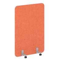 R-line soft Перегородка на металлических опорах, на роликах AP.R-100-150 Romeo 08/Металл Серый 1000*