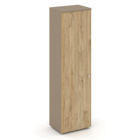 Estetica Гардероб узкий (левое исполнение) ES.GB-1 (L) Латте/Тиквуд Светлый 560*420*1977