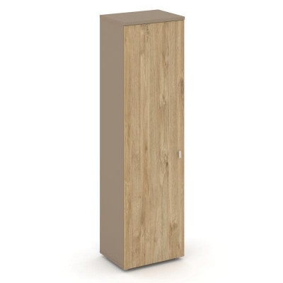 Estetica Гардероб узкий (левое исполнение) ES.GB-1 (L) Латте/Тиквуд Светлый 560*420*1977