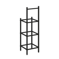 Loft Угловой проходной переходной модуль VR.L-SL.UPK-2.2.3 Металл Черный 446*446*1458