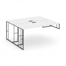 Rift Рабочая станция для опорной тумбы RF.DRSOT-004 Белый Бриллиант/Металл Антрацит 1580*1232*750