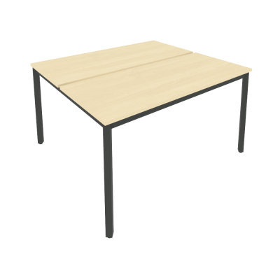 Slim Рабочая станция на металлокаркасе С.СП-5.2 Клен/Металл Антрацит 1380*1235*750