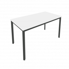 Slim Стол письменный на металлокаркасе С.СП-5 Белый/Металл Антрацит 1380*720*750
