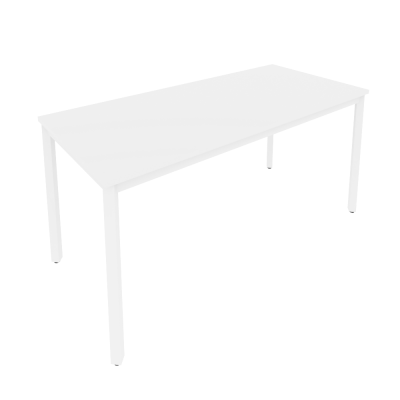Slim Стол письменный на металлокаркасе С.СП-6 Белый/Металл Белый 1580*720*750