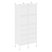 Loft Прямой стеллаж VR.L-04 Белый Бриллиант/Металл Белый 862*446*1869