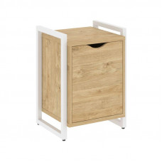 Loft Тумба на регулируемых опорах+фасад VR.L-T2.O Тиквуд Светлый/Металл Белый 500*460*719