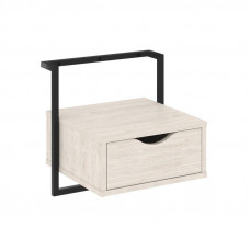 Loft Тумба навесная (крепление к стене) VR.L-SY1 Денвер Светлый/Металл Черный 450*409*450