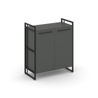 Rift Шкаф 2 ниши широкий RF.SS-21 Антрацит NEW/Металл Черный/Черный Ручки 798*396*924