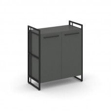 Rift Шкаф 2 ниши широкий RF.SS-21 Антрацит NEW/Металл Черный/Черный Ручки 798*396*924