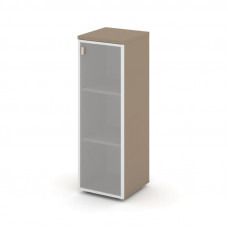 Estetica Шкаф средний узкий правый ES.SU-2.4R (R) Латте/Сатин матовый 400*420*1207