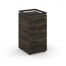 Rift Тумба приставная+рамка RF.TPR-002 Дуб Мали/Металл Черный/Черный Ручки 416*460*797