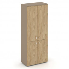 Estetica Шкаф высокий широкий ES.ST-1.3 Латте/Тиквуд Светлый 800*420*1977