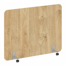 R-line Перегородка на металлических опорах, на роликах DP.R-160-120 Тиквуд Светлый/Металл Серый 1600