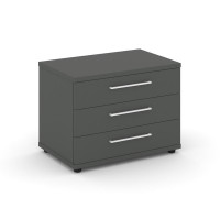 Rift Тумба опорная/приставная RF.TOP-021 Антрацит/Белый Ручки 600*450*523