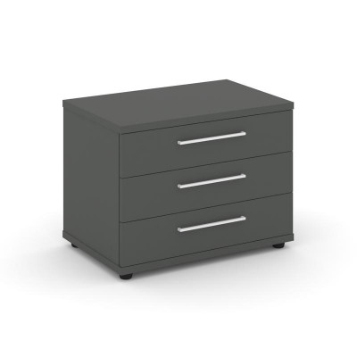 Rift Тумба опорная/приставная RF.TOP-021 Антрацит/Белый Ручки 600*450*523