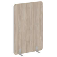 R-line Перегородки на металлических опорах на фетровых подпятниках DP.F-120-180 Дуб Аттик/Металл Сер