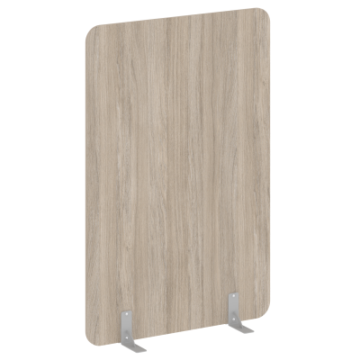 R-line Перегородки на металлических опорах на фетровых подпятниках DP.F-120-180 Дуб Аттик/Металл Сер