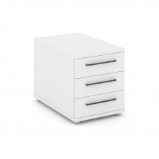 Rift Тумба опорная/приставная RF.TOP-001 Белый Бриллиант/Черный Ручки 600*450*523