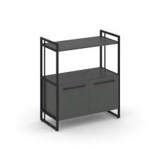 Rift Шкаф 2 ниши широкий RF.SS-22 Антрацит NEW/Металл Черный/Черный Ручки 798*396*924