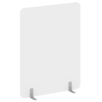 R-line Перегородки на металлических опорах на фетровых подпятниках DP.F-140-180 Белый Бриллиант/Мета