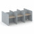 Стол для колл-центра Комплект №16 KC.K-016 3012*1800*1200 Дуб Аттик/Romeo 13