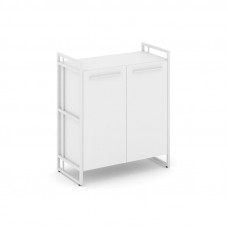 Rift Шкаф 2 ниши широкий RF.SS-21 Белый Бриллиант/Металл Белый/Белый Ручки 798*396*924