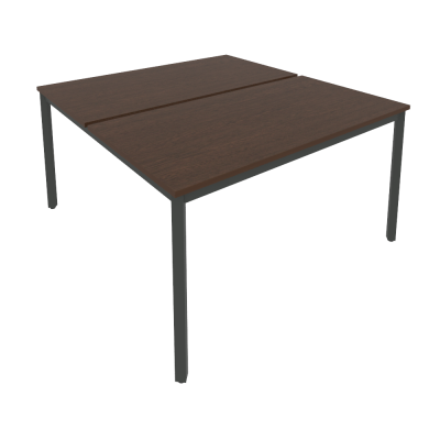 Slim Рабочая станция на металлокаркасе С.СП-5.3 Венге Цаво/Металл Антрацит 1380*1475*750