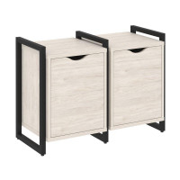 Loft Тумба на регулируемых опорах VR.L-TN-2.O Денвер Светлый/Металл Черный 970*460*719