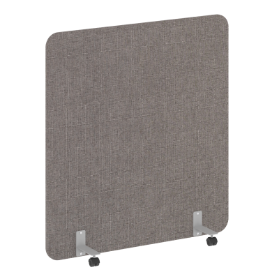 R-line soft Перегородка на металлических опорах, на роликах AP.R-136-150 Romeo 05/Металл Серый 1360*