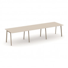 Estetica Стол переговорный ES.PRG-3.2-P Капучино/Металл Латте 3540*980*750
