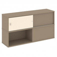 Estetica Надставка на 2 тумбы высокая ES.NV-6.2 Латте/Сатин 1500*410*795