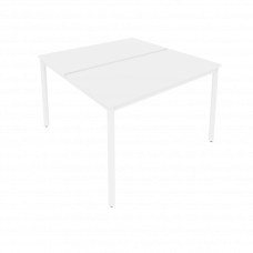 Slim Рабочая станция на металлокаркасе С.СП-4.2 Белый/Металл Белый 1180*1235*750