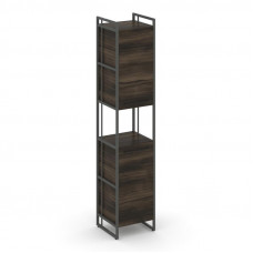 Rift Шкаф 5 ниш узкий RF.SU-52 (U) Дуб Мали/Металл Антрацит/Черный Ручки 420*396*2010