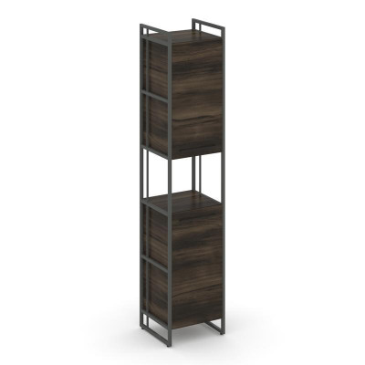 Rift Шкаф 5 ниш узкий RF.SU-52 (U) Дуб Мали/Металл Антрацит/Черный Ручки 420*396*2010