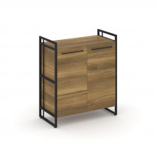 Rift Шкаф 2 ниши широкий RF.SS-21 Сандал Янтарный/Металл Черный/Черный Ручки 798*396*924