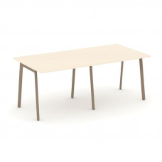Estetica Стол переговорный ES.PRG-2.1-P Сатин/Металл Латте 1960*980*750